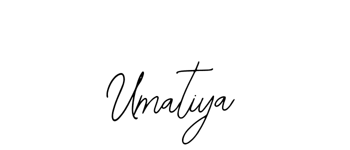 Umatiya stylish signature style. Best Handwritten Sign (Bearetta-2O07w) for my name. Handwritten Signature Collection Ideas for my name Umatiya. Umatiya signature style 12 images and pictures png