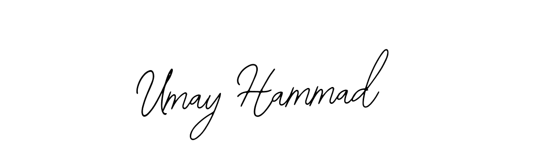 Check out images of Autograph of Umay Hammad name. Actor Umay Hammad Signature Style. Bearetta-2O07w is a professional sign style online. Umay Hammad signature style 12 images and pictures png