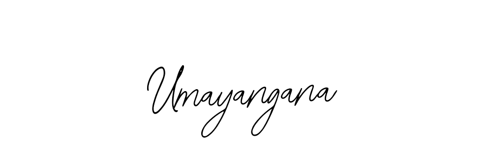 Umayangana stylish signature style. Best Handwritten Sign (Bearetta-2O07w) for my name. Handwritten Signature Collection Ideas for my name Umayangana. Umayangana signature style 12 images and pictures png
