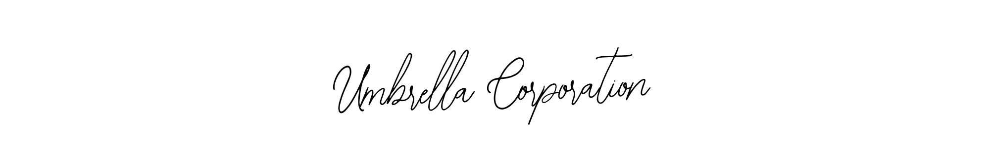 Also You can easily find your signature by using the search form. We will create Umbrella Corporation name handwritten signature images for you free of cost using Bearetta-2O07w sign style. Umbrella Corporation signature style 12 images and pictures png
