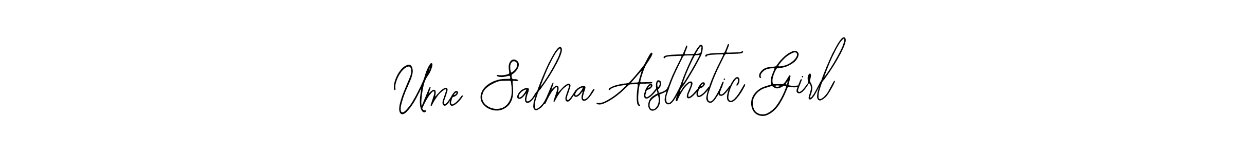 You can use this online signature creator to create a handwritten signature for the name Ume Salma Aesthetic Girl. This is the best online autograph maker. Ume Salma Aesthetic Girl signature style 12 images and pictures png