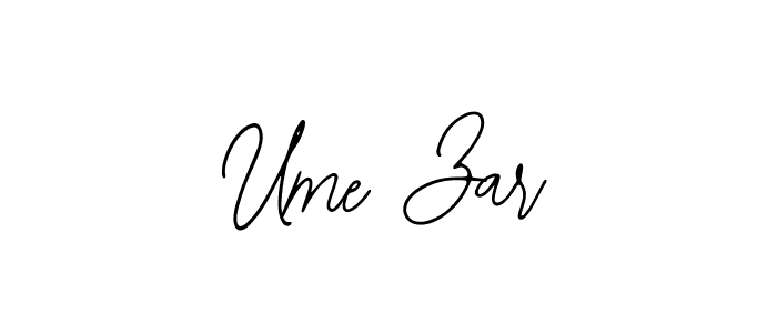 Make a beautiful signature design for name Ume Zar. Use this online signature maker to create a handwritten signature for free. Ume Zar signature style 12 images and pictures png