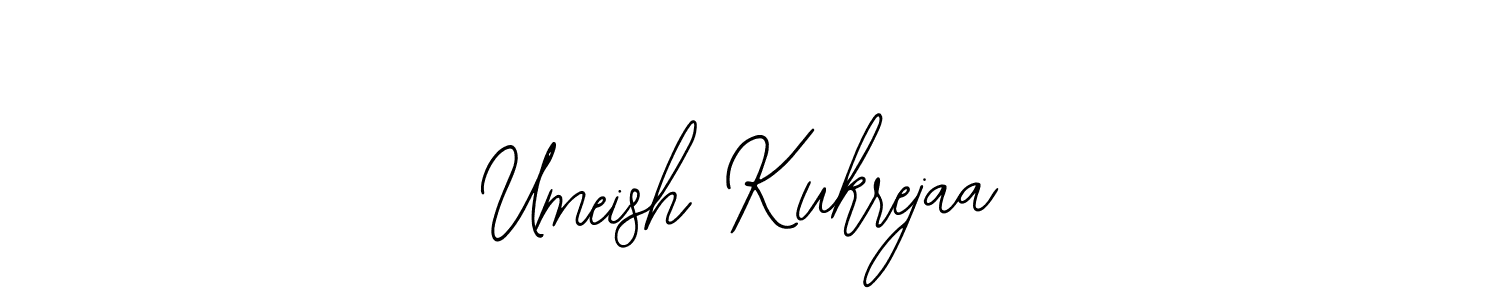 Make a beautiful signature design for name Umeish Kukrejaa. With this signature (Bearetta-2O07w) style, you can create a handwritten signature for free. Umeish Kukrejaa signature style 12 images and pictures png