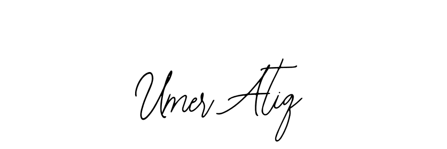 Similarly Bearetta-2O07w is the best handwritten signature design. Signature creator online .You can use it as an online autograph creator for name Umer Atiq. Umer Atiq signature style 12 images and pictures png