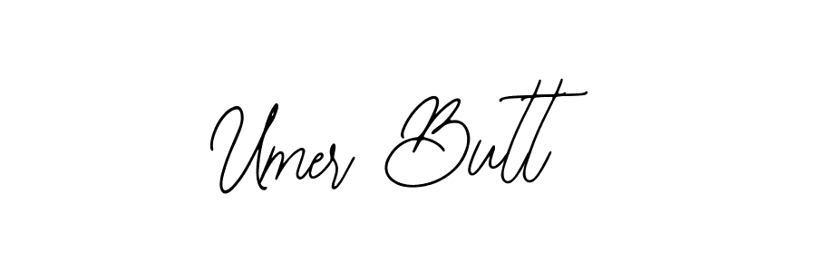 Also we have Umer Butt name is the best signature style. Create professional handwritten signature collection using Bearetta-2O07w autograph style. Umer Butt signature style 12 images and pictures png