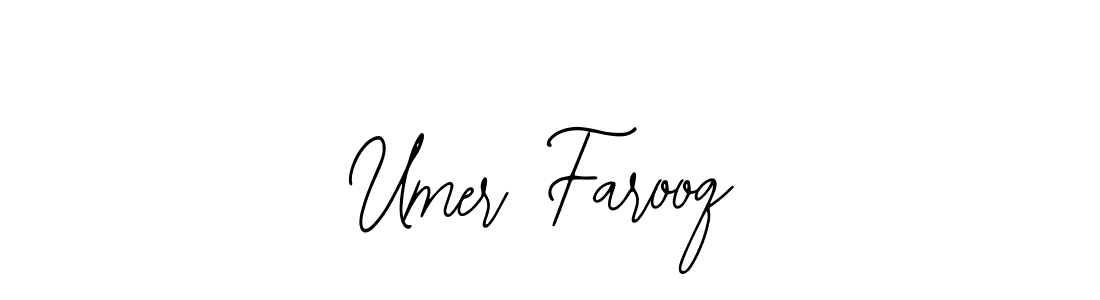 Umer Farooq stylish signature style. Best Handwritten Sign (Bearetta-2O07w) for my name. Handwritten Signature Collection Ideas for my name Umer Farooq. Umer Farooq signature style 12 images and pictures png