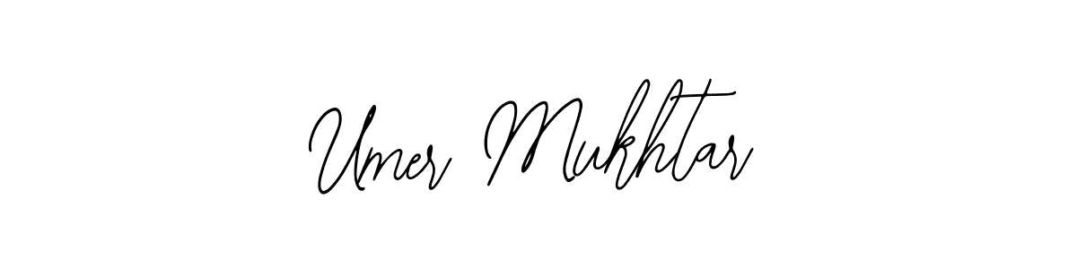 Use a signature maker to create a handwritten signature online. With this signature software, you can design (Bearetta-2O07w) your own signature for name Umer Mukhtar. Umer Mukhtar signature style 12 images and pictures png