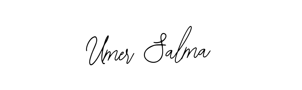 How to make Umer Salma signature? Bearetta-2O07w is a professional autograph style. Create handwritten signature for Umer Salma name. Umer Salma signature style 12 images and pictures png