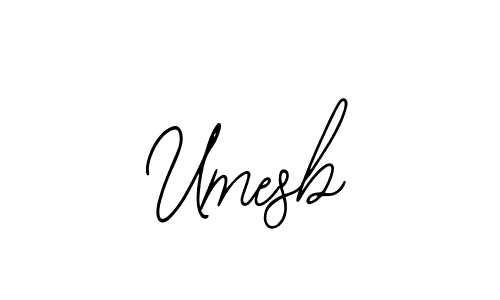 Also we have Umesb name is the best signature style. Create professional handwritten signature collection using Bearetta-2O07w autograph style. Umesb signature style 12 images and pictures png