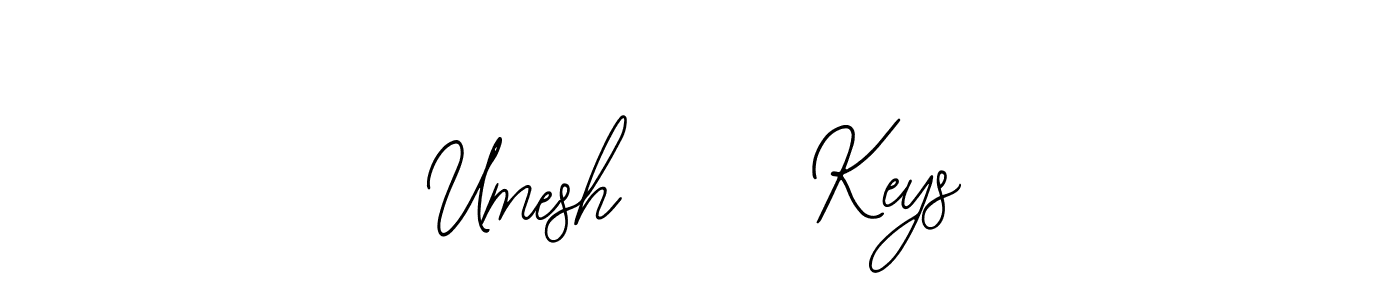 Make a beautiful signature design for name Umesh     Keys. With this signature (Bearetta-2O07w) style, you can create a handwritten signature for free. Umesh     Keys signature style 12 images and pictures png