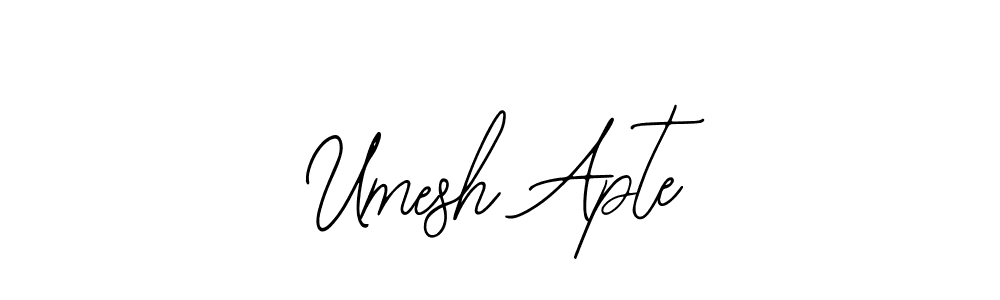 Make a beautiful signature design for name Umesh Apte. With this signature (Bearetta-2O07w) style, you can create a handwritten signature for free. Umesh Apte signature style 12 images and pictures png