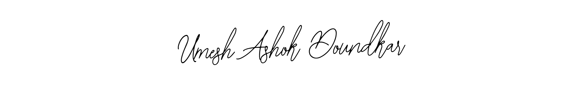 It looks lik you need a new signature style for name Umesh Ashok Doundkar. Design unique handwritten (Bearetta-2O07w) signature with our free signature maker in just a few clicks. Umesh Ashok Doundkar signature style 12 images and pictures png