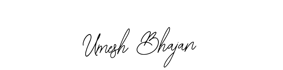 Make a beautiful signature design for name Umesh Bhajan. Use this online signature maker to create a handwritten signature for free. Umesh Bhajan signature style 12 images and pictures png