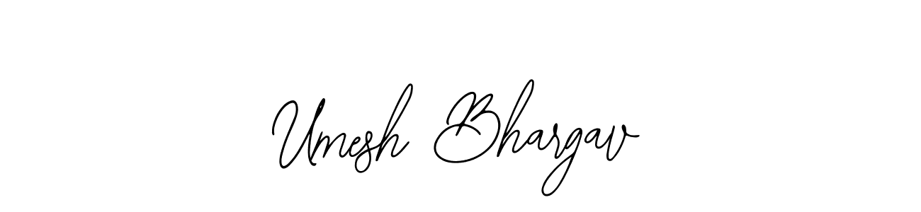 The best way (Bearetta-2O07w) to make a short signature is to pick only two or three words in your name. The name Umesh Bhargav include a total of six letters. For converting this name. Umesh Bhargav signature style 12 images and pictures png