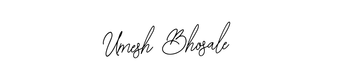 Make a beautiful signature design for name Umesh Bhosale. Use this online signature maker to create a handwritten signature for free. Umesh Bhosale signature style 12 images and pictures png