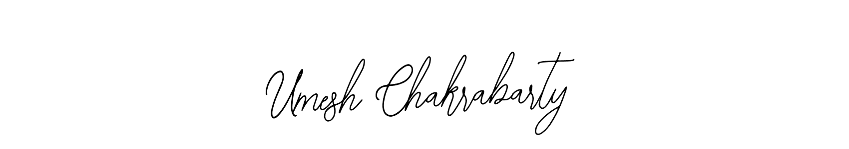 How to make Umesh Chakrabarty name signature. Use Bearetta-2O07w style for creating short signs online. This is the latest handwritten sign. Umesh Chakrabarty signature style 12 images and pictures png