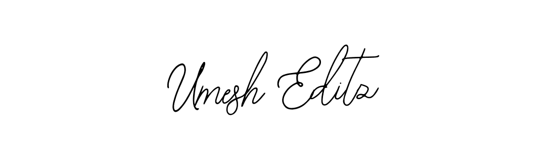 Make a beautiful signature design for name Umesh Editz. With this signature (Bearetta-2O07w) style, you can create a handwritten signature for free. Umesh Editz signature style 12 images and pictures png