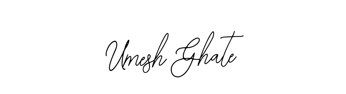 Bearetta-2O07w is a professional signature style that is perfect for those who want to add a touch of class to their signature. It is also a great choice for those who want to make their signature more unique. Get Umesh Ghate name to fancy signature for free. Umesh Ghate signature style 12 images and pictures png