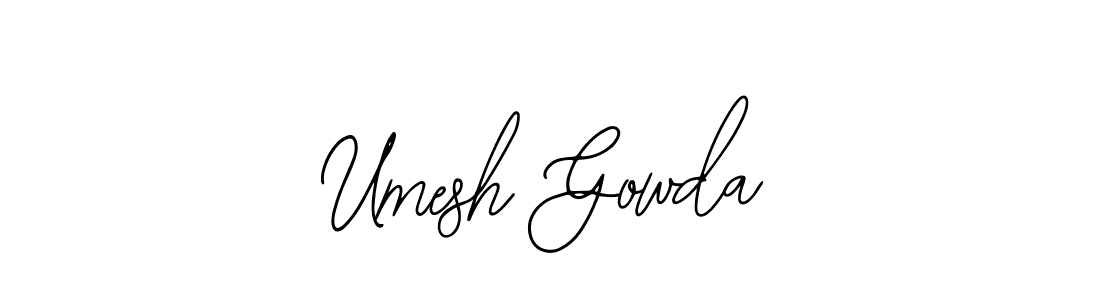 Make a beautiful signature design for name Umesh Gowda. Use this online signature maker to create a handwritten signature for free. Umesh Gowda signature style 12 images and pictures png