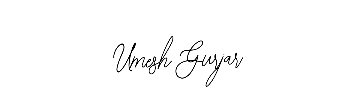 Umesh Gurjar stylish signature style. Best Handwritten Sign (Bearetta-2O07w) for my name. Handwritten Signature Collection Ideas for my name Umesh Gurjar. Umesh Gurjar signature style 12 images and pictures png