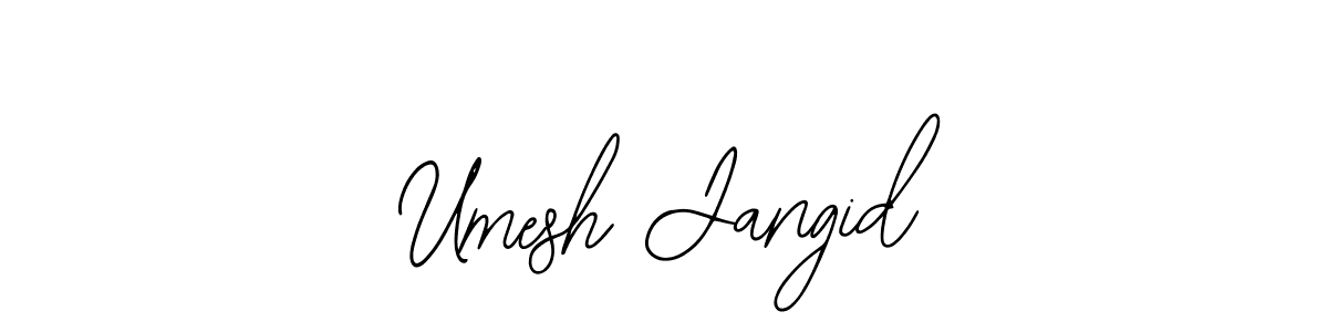Design your own signature with our free online signature maker. With this signature software, you can create a handwritten (Bearetta-2O07w) signature for name Umesh Jangid. Umesh Jangid signature style 12 images and pictures png