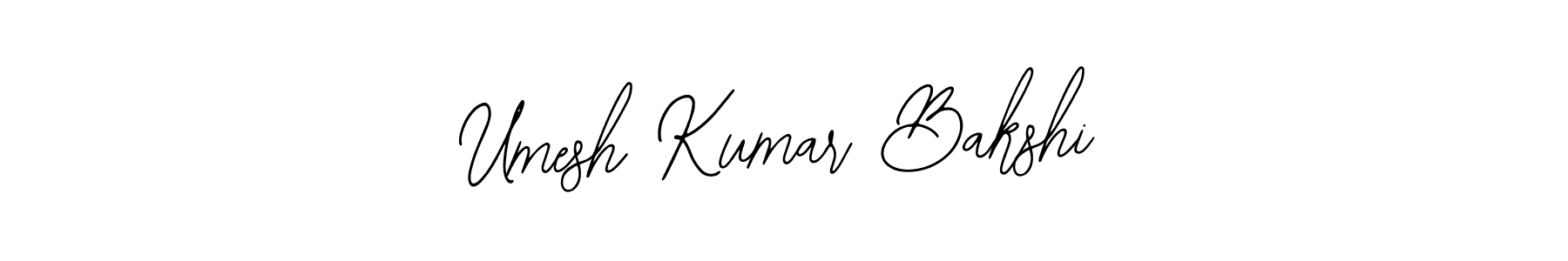 Use a signature maker to create a handwritten signature online. With this signature software, you can design (Bearetta-2O07w) your own signature for name Umesh Kumar Bakshi. Umesh Kumar Bakshi signature style 12 images and pictures png