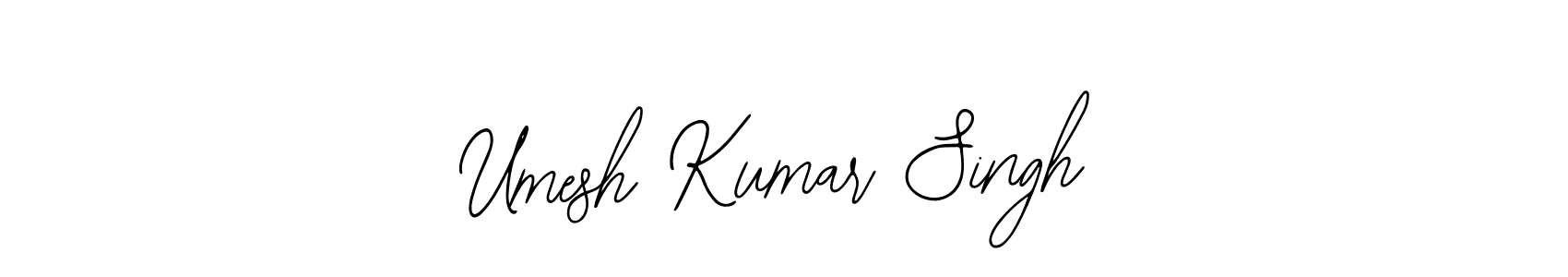 Use a signature maker to create a handwritten signature online. With this signature software, you can design (Bearetta-2O07w) your own signature for name Umesh Kumar Singh. Umesh Kumar Singh signature style 12 images and pictures png