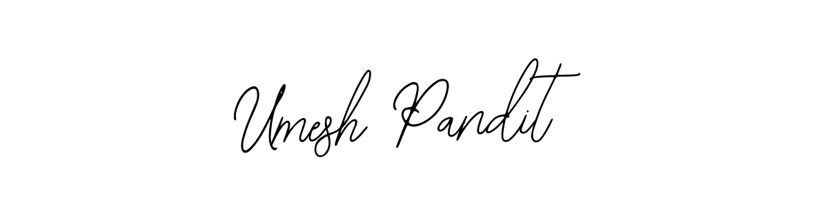 How to make Umesh Pandit signature? Bearetta-2O07w is a professional autograph style. Create handwritten signature for Umesh Pandit name. Umesh Pandit signature style 12 images and pictures png