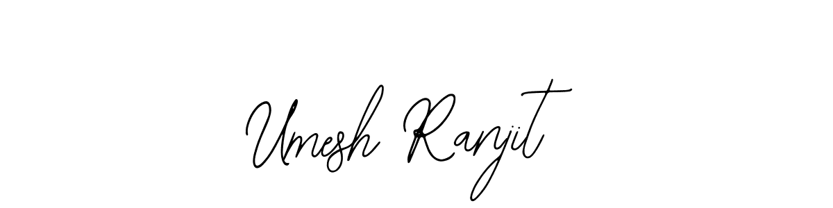 Design your own signature with our free online signature maker. With this signature software, you can create a handwritten (Bearetta-2O07w) signature for name Umesh Ranjit. Umesh Ranjit signature style 12 images and pictures png