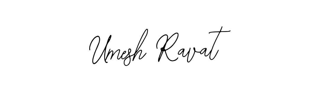 How to make Umesh Ravat name signature. Use Bearetta-2O07w style for creating short signs online. This is the latest handwritten sign. Umesh Ravat signature style 12 images and pictures png