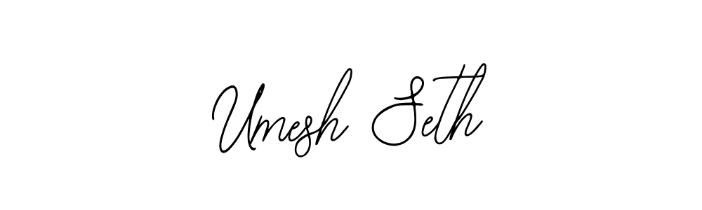 if you are searching for the best signature style for your name Umesh Seth. so please give up your signature search. here we have designed multiple signature styles  using Bearetta-2O07w. Umesh Seth signature style 12 images and pictures png