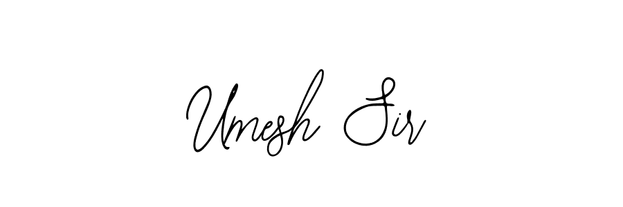 Also You can easily find your signature by using the search form. We will create Umesh Sir name handwritten signature images for you free of cost using Bearetta-2O07w sign style. Umesh Sir signature style 12 images and pictures png