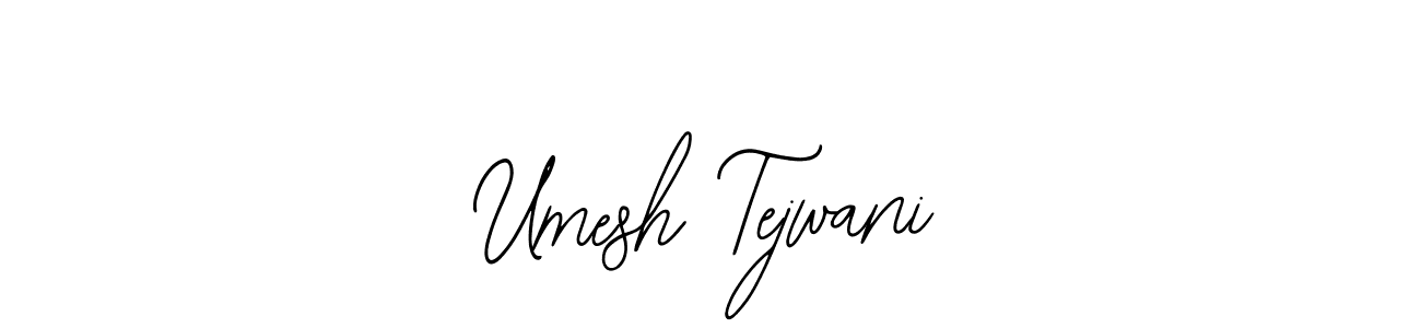 Create a beautiful signature design for name Umesh Tejwani. With this signature (Bearetta-2O07w) fonts, you can make a handwritten signature for free. Umesh Tejwani signature style 12 images and pictures png