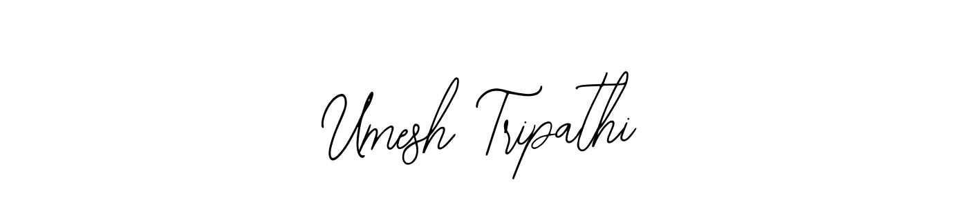 Umesh Tripathi stylish signature style. Best Handwritten Sign (Bearetta-2O07w) for my name. Handwritten Signature Collection Ideas for my name Umesh Tripathi. Umesh Tripathi signature style 12 images and pictures png