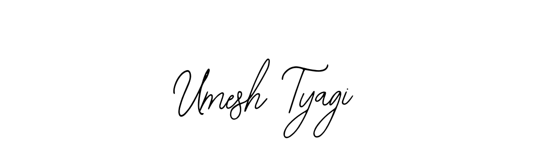 Umesh Tyagi stylish signature style. Best Handwritten Sign (Bearetta-2O07w) for my name. Handwritten Signature Collection Ideas for my name Umesh Tyagi. Umesh Tyagi signature style 12 images and pictures png