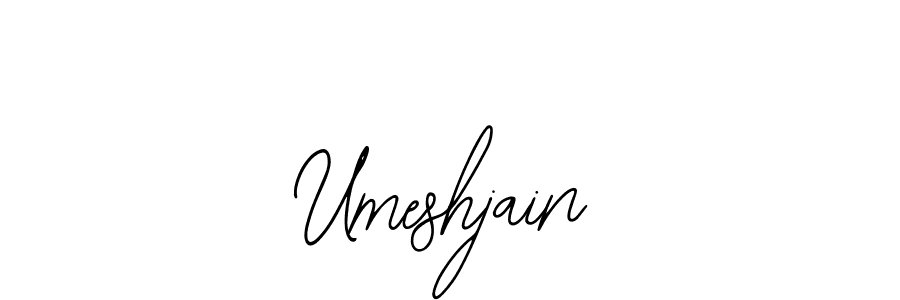 Umeshjain stylish signature style. Best Handwritten Sign (Bearetta-2O07w) for my name. Handwritten Signature Collection Ideas for my name Umeshjain. Umeshjain signature style 12 images and pictures png