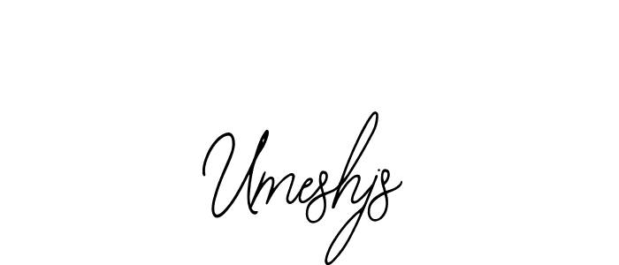 Umeshjs stylish signature style. Best Handwritten Sign (Bearetta-2O07w) for my name. Handwritten Signature Collection Ideas for my name Umeshjs. Umeshjs signature style 12 images and pictures png