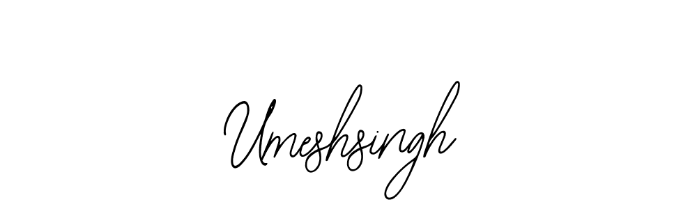 Create a beautiful signature design for name Umeshsingh. With this signature (Bearetta-2O07w) fonts, you can make a handwritten signature for free. Umeshsingh signature style 12 images and pictures png