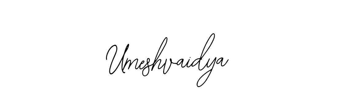 Create a beautiful signature design for name Umeshvaidya. With this signature (Bearetta-2O07w) fonts, you can make a handwritten signature for free. Umeshvaidya signature style 12 images and pictures png