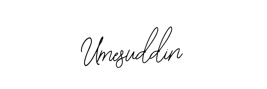 Also we have Umesuddin name is the best signature style. Create professional handwritten signature collection using Bearetta-2O07w autograph style. Umesuddin signature style 12 images and pictures png