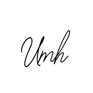 The best way (Bearetta-2O07w) to make a short signature is to pick only two or three words in your name. The name Umh include a total of six letters. For converting this name. Umh signature style 12 images and pictures png