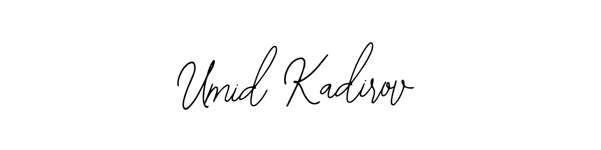 Also we have Umid Kadirov name is the best signature style. Create professional handwritten signature collection using Bearetta-2O07w autograph style. Umid Kadirov signature style 12 images and pictures png