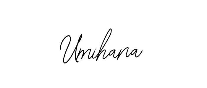 Bearetta-2O07w is a professional signature style that is perfect for those who want to add a touch of class to their signature. It is also a great choice for those who want to make their signature more unique. Get Umihana name to fancy signature for free. Umihana signature style 12 images and pictures png