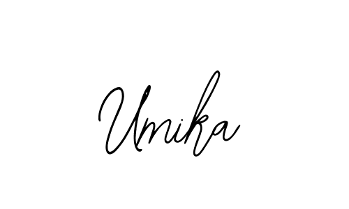 Umika stylish signature style. Best Handwritten Sign (Bearetta-2O07w) for my name. Handwritten Signature Collection Ideas for my name Umika. Umika signature style 12 images and pictures png