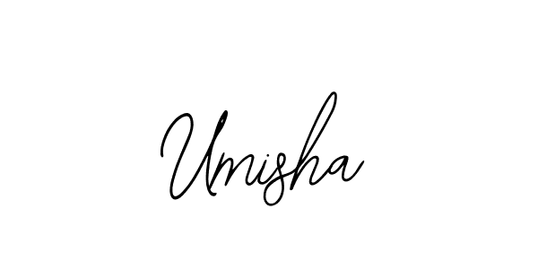 Create a beautiful signature design for name Umisha. With this signature (Bearetta-2O07w) fonts, you can make a handwritten signature for free. Umisha signature style 12 images and pictures png