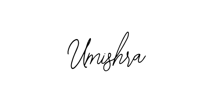 How to make Umishra signature? Bearetta-2O07w is a professional autograph style. Create handwritten signature for Umishra name. Umishra signature style 12 images and pictures png