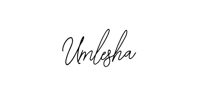 Design your own signature with our free online signature maker. With this signature software, you can create a handwritten (Bearetta-2O07w) signature for name Umlesha. Umlesha signature style 12 images and pictures png