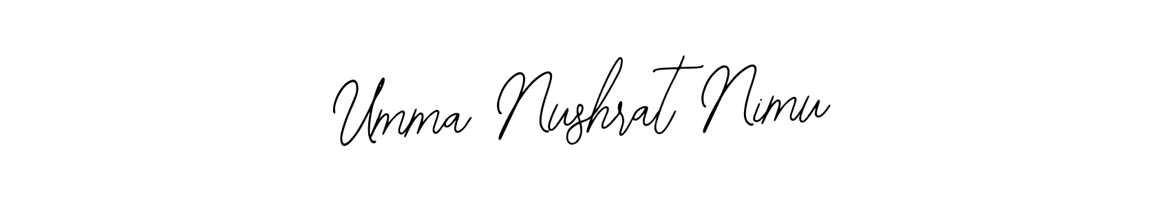 Similarly Bearetta-2O07w is the best handwritten signature design. Signature creator online .You can use it as an online autograph creator for name Umma Nushrat Nimu. Umma Nushrat Nimu signature style 12 images and pictures png