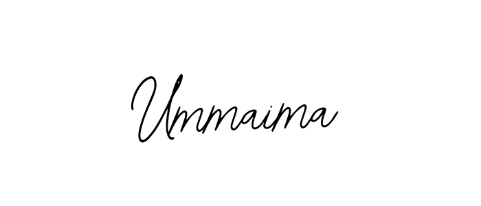 Use a signature maker to create a handwritten signature online. With this signature software, you can design (Bearetta-2O07w) your own signature for name Ummaima. Ummaima signature style 12 images and pictures png
