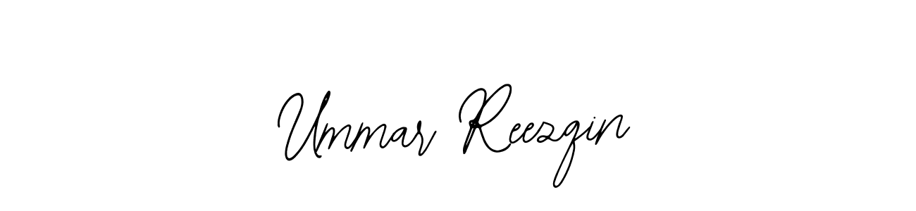 You should practise on your own different ways (Bearetta-2O07w) to write your name (Ummar Reezqin) in signature. don't let someone else do it for you. Ummar Reezqin signature style 12 images and pictures png